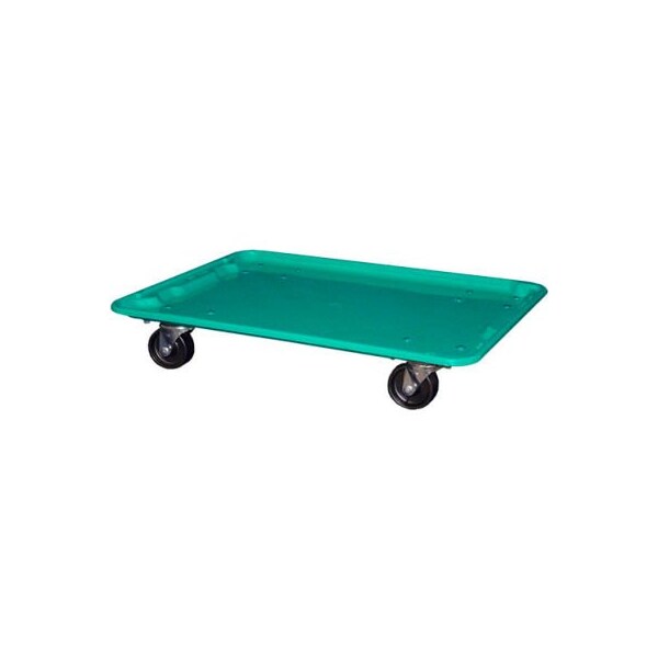 Mfg Tray Molded Fiberglass Toteline Dolly 780638 for 25-1/4" x 18"x 10" Tote, Green 7806385170 - main
